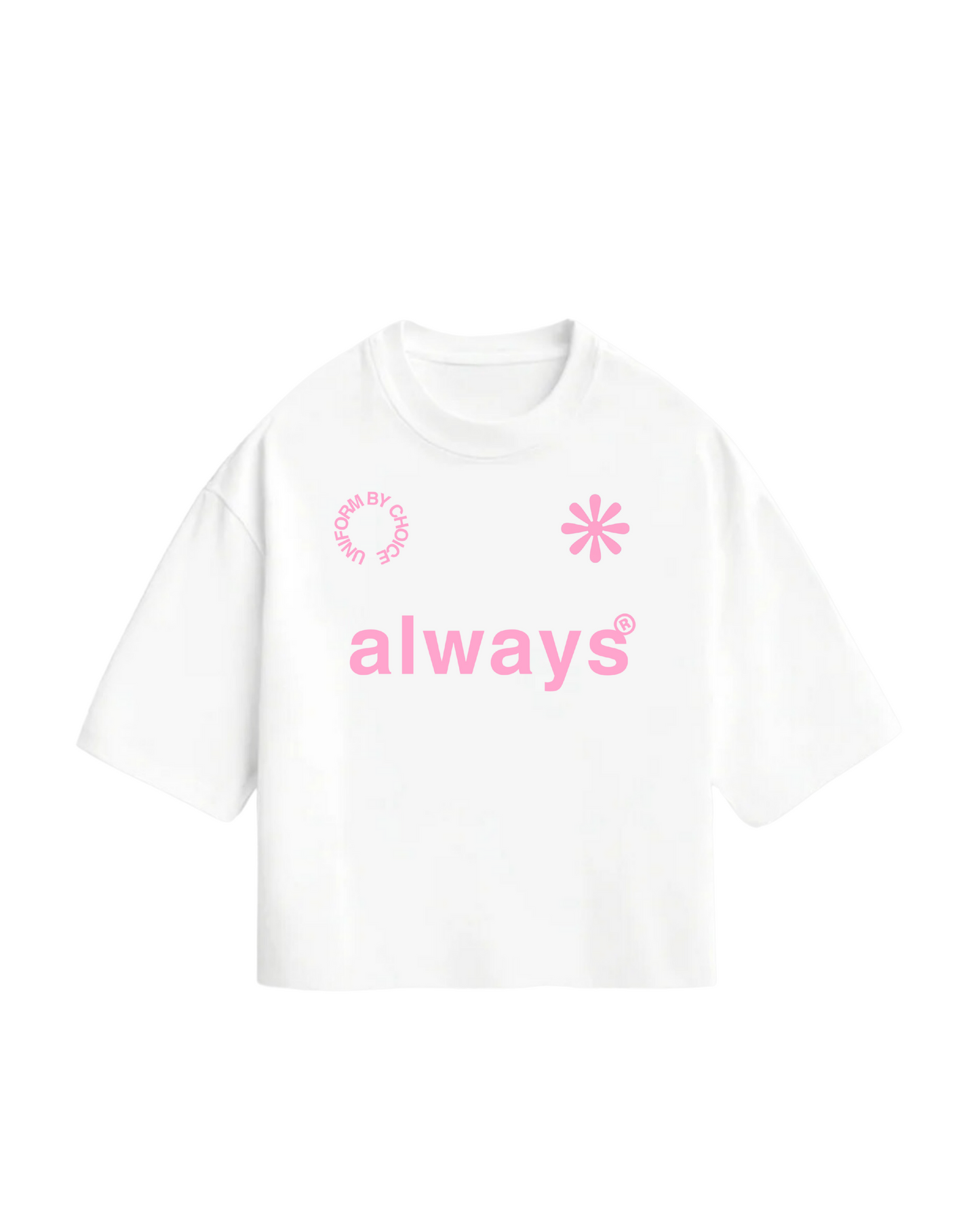 ALVI WHITE & PINK TEE
